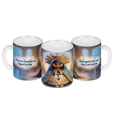 Imagem de Caneca branca católica divina animação (14927)