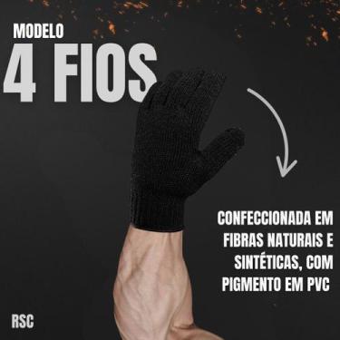 Imagem de 5 Pares Luvas Epi Indústria/Lgística Multiuso Com Certificado De Segur