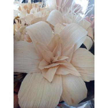 Imagem de Flores de Fibras Naturais - Claudy Bazar e Artesanato 