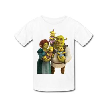 Imagem de Camiseta infantil shrek shurek ogro familia - Retha Estilos, 06