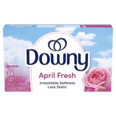 Imagem de Amaciante Em Folhas Para Secadoras Downy Sheets April 34 Fls