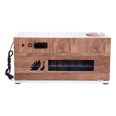 Imagem de Chocadeira 70 Ovos Bivolt Premiun Automática Alta Performance De Eclosâo Com Controle Pid, 2 Ventiladores, Ovoscópio