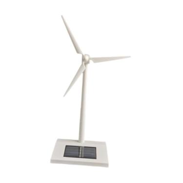 Imagem de Bothyi Modelo de moinho de vento movido a energia solar faça você mesmo, kits científicos para crianças, brinquedo branco, presentes, artesanato educacional, L