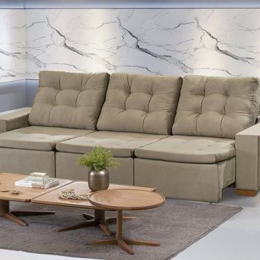 Imagem de Sofá Manaus Modular 6 Lugares 305cm Retrátil e Reclinável - Yescasa