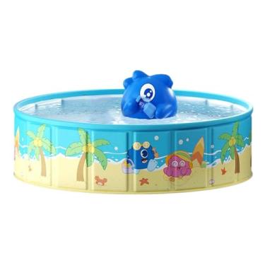 Imagem de Piscina Infantil - Piscina Portátil para Crianças - Brinquedo Portátil Dobrável Menino Menina Jardim Exterior