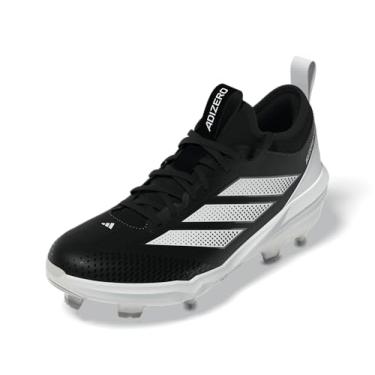Imagem de adidas Tênis de beisebol masculino Adizero Impact 2.0 TPU, Preto/branco/branco, 47