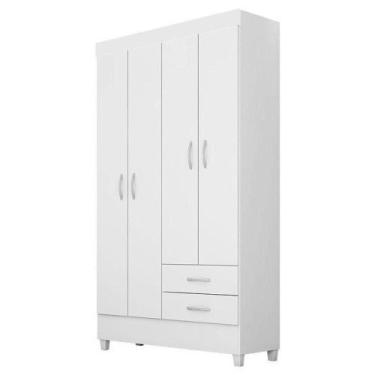 Imagem de Guarda Roupa Infantil Astro Branco Brilho Rosa  Demóbile