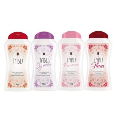 Imagem de Kit 4 Talco Desodorante Perfumado Tabu 100G - Dana - Dana Cosméticos