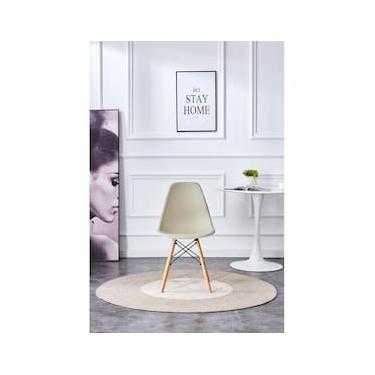 Imagem de Cadeira Conthey Eiffel Design Eames Base Madeira Estrutura Metálica