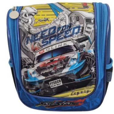 Imagem de Lancheira Térmica Infantil Need For Speed Fuseco Azul