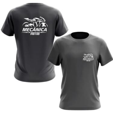 Imagem de Camiseta Moto Mecânica - norte uniformes, G2, Preto