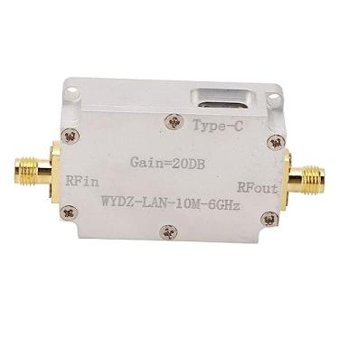 Imagem de Cryfokt Amplificador Profissional de Baixo Ruído Com o Conector SMA para Rádio FM, LNA 10m 6GHz 20dB Ganho de Altos Norma de Risos RF, Reforço de Sinal GPS, Linha do Tipo C DC5V