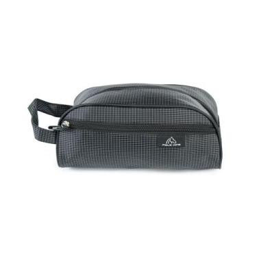 Imagem de Necessaire Bagaggio Quadriculada com Alça Lateral Preta, U