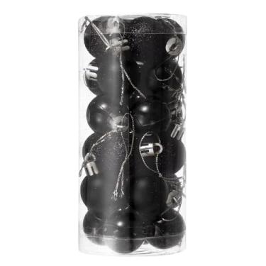 Imagem de Enfeites de Natal de 24 quilates, bolas de bolas de Natal, decorações de árvore inquebráveis, pingente de bolas de plástico para pendurar em árvore de Natal, guirlanda de aniversário, decoração de