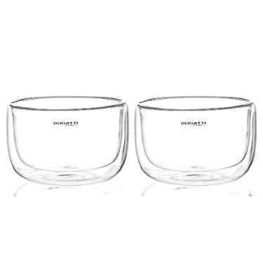 Imagem de Conjunto 2 Tigelas Parede Dupla Sobremesa Sopa 300ml Bugatti