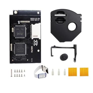 Imagem de for GDEMU Optical Drive Simulation Board V5.15b, VR-bobot Repair Part Optical Drive for Game Console VA1 Host with Remote Storage Card Mount Kit