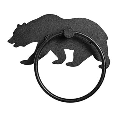 Imagem de IEUDNS Anel para toalha de mão, suporte para toalhas, elegante, banheiro, panos de prato, cabide, gancho para armário de quarto, cozinha, banheiro, toalete,