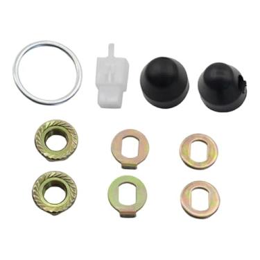 Imagem de Generic Kit de porcas para motor de cubo de bicicleta elétrica, peças confiáveis, parafusos de eixo para motor de bicicleta elétrica para ciclismo, esportes, M14