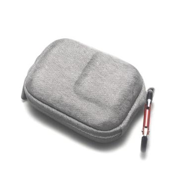Imagem de Bolsa Protetora à Prova d’Água para Câmeras de Ação – Compatível com DJI Osmo Action (5 Pro/4/3), GoPro (H13, 12, 11, 10) e Insta360 – Estojo Portátil com Compartimentos Internos (Cinza)