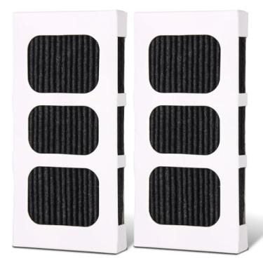 Imagem de Guarm Pacote com 2 filtros de ar para geladeira Paultra2, filtro de ar de forte adsorção compatível com Frigidaire PureAir Ultra 2, Pure Air Ultra II e Electrolux - Parte 242047805, 5303918847