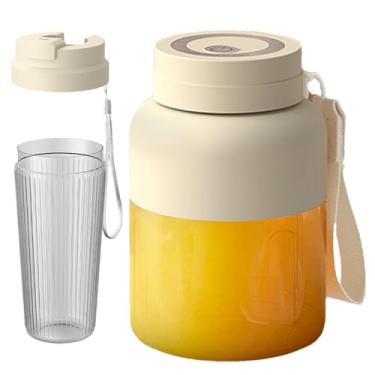 Imagem de Espremedor pessoal – Extrator de suco portátil USB | Acessórios eficientes de preparação de alimentos, máquinas de suco para homens, mulheres, amigos, adultos, esposa, viagem, família, piquenique