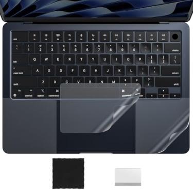 Imagem de Capa para descanso de mãos compatível com MacBook Air de 13 polegadas 2025 2024 M4 M3 Chip A3240 A3113 Trackpad Skin para Apple MacBook Air 13,6 polegadas M4 M3 A3113 Touchpad Cover Trackpad