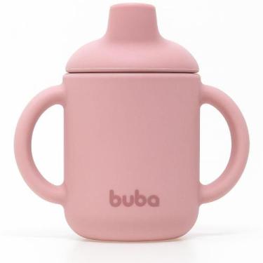 Imagem de Copo De Transicao Buba Todo Em Silicone Rosa 120Ml