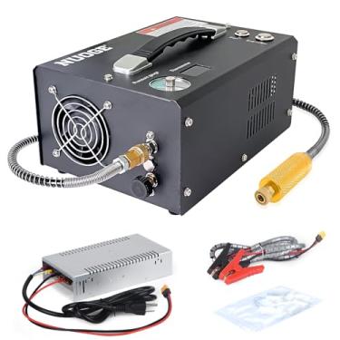 Imagem de NUOGE Compressor De Ar Pcp, 4500 Psi, 30 Mpa, Parada Automática, Alimentado Por Carro, 12 V Cc Ou Residencial, 110 Ca Com Conversor, Bomba Compressora Para Tanque Paintball/Mergulho