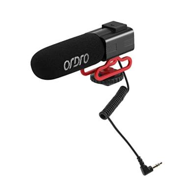 Imagem de ORDRO Microfone para câmera CM550 (para vlogging, YouTube, transmissão ao vivo, DSLR Nikon/Canon DV) - preto