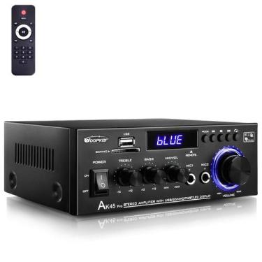 Imagem de Amplificador WOOPKER AK45 Pro Home Audio Estéreo Bluetooth 5.0 400W