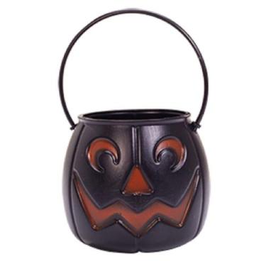 Imagem de Mini Abóbora Caldeirão Dark Para Doces Halloween Decorativo Terror - B