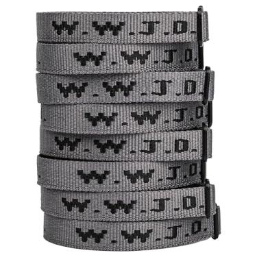 Imagem de Meajjew 8 peças WWJD pulseira cristã pacote para mulheres homens, presentes de Jesus cristão pulseiras WWJD ajustáveis a granel - What Would Jesus Do Wristbands, Fibra de poliéster, Sem Pedra Preciosa