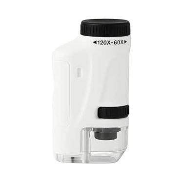 Imagem de Microscópio De Mão Portátil Com Zoom 60X-120X Para Plantas Infantis