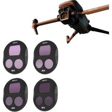Imagem de TEHAOUU Kit de filtro de lente para DJI Mavic 4 Pro filtro UV CPL GND ND protetor resistente a óleo à prova d'água Mavic 4 Pro acessórios fotografia (4 peças ND/PL)