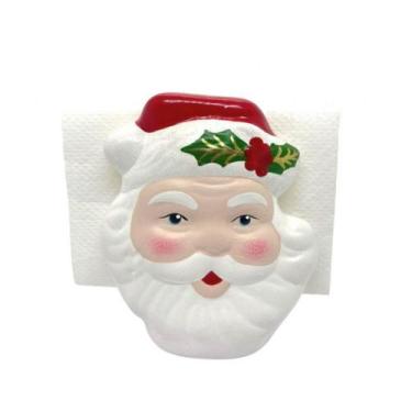 Imagem de Porta Guardanapo Papai Noel Decoração de Festa Natal - Decore Casa