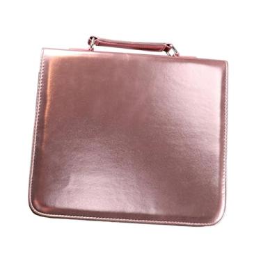 Imagem de OIIBWQ Bolsa porta-tesoura organizadora de ferramentas de salão suporte de suprimentos de barbeiro para cabeleireiros cabeleireiros bolsa leve para, Rosa