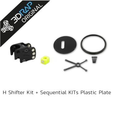 Imagem de 3DRAP srl TH8A Magnetic “Mod Cambio” New-Gen Shifter MOD and Sequential | Improved feel [Thrustmaster TH8A/RS] (PC, PS, XBox) (H Shifter+Sequential KITs Plastic Plate)