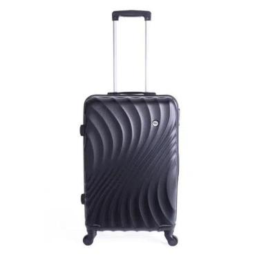 Imagem de Mala Para Viagem Média Em Abs Ika Avalon Cadeado Embutido Pr