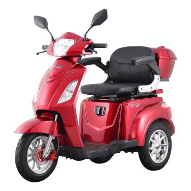 Imagem de Triciclo Elétrico - Duos Eko-10 1000w - Vermelho - Duos Bikes