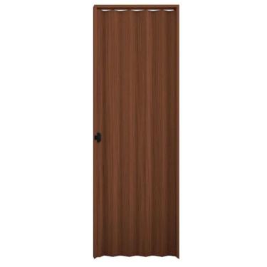 Imagem de Porta Sanfonada Relevo Mogno 210x80cm - 821.46 - PLASBIL