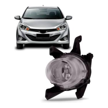 Imagem de Compatível com HB20 12/15 HB20S farol auxiliar esquerdo para iluminação adicional eficiente com carcaça resistente e fácil instalação para reposição de veículos