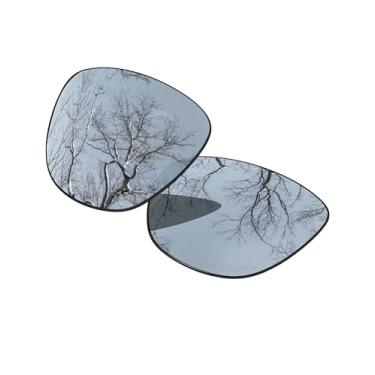 Imagem de ToughAsNails Lentes de substituição para óculos de sol Oakley Frogskins OO9013 – HyperVision Plus Silver Chrome – Polarizado Ultra