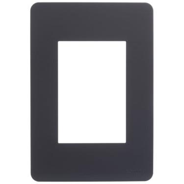 Imagem de Placa 4x2 3 Postos Stellar Black Orion - S730103294 - SCHNEIDER