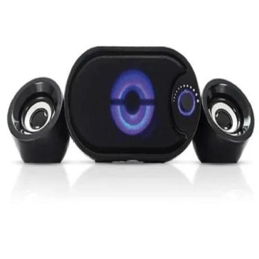 Imagem de Caixa de Som Subwoofer 2.1 USB/SD/Bluetooth 11W p/ PC KP-6018BH