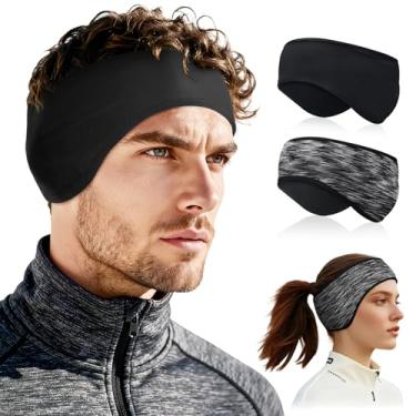 Imagem de beister Aquecedores de ouvido para mulheres e homens, faixas de lã para corrida de inverno com protetores de orelha, proteção térmica à prova de vento para o clima frio para esportes ao ar livre