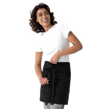 Imagem de Chef Works Avental tático unissex meio bistrô, preto, tamanho único