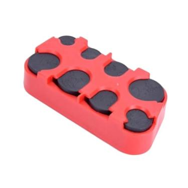 Imagem de DimyFew Caixa de armazenamento para moedas, organizador portátil para hobby, suprimentos, presentes, classificador, colecionadores, caixa de armazenamento, Vermelho