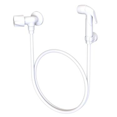 Imagem de Ducha Higiênica 1/4 De Volta Búzios Branca Com Bitola 1/2" - 3/4" Durín