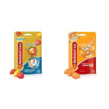 Imagem de Redoxon Kids Kit Vitamina Mix de Frutas e Laranja, 25 Gomas Cada