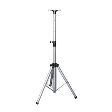 Imagem de Prateleiras para centro de entretenimento Suporte de alto-falante do chão ao teto Tripé de áudio Prateleira de bandeja triangular profissional KTV Palco Suporte de triângulo de metal adequado para